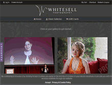 Tablet Screenshot of gallery.jimwhitesell.com